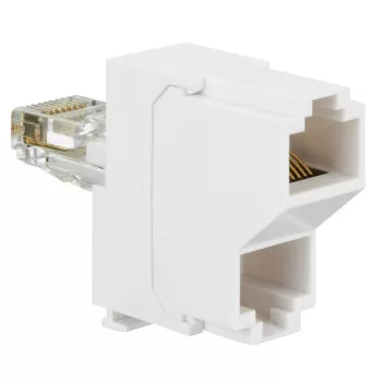   Legrand 032745 doubler RJ45 csatlakozóaljzatba dugható LAN/Tel LCS3 ( Legrand 032745 )
