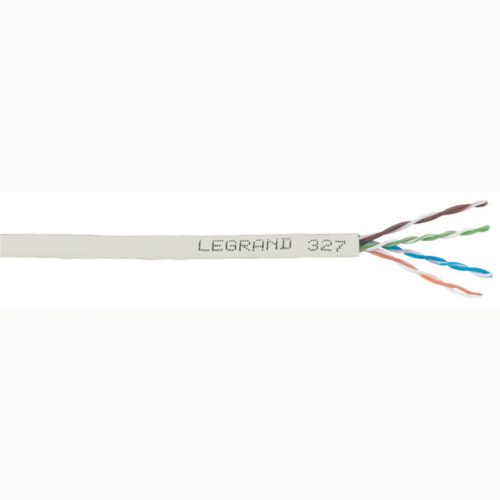 Legrand 032750 fali kábel réz Cat5e árnyékolatlan (U/UTP) 4 érpár (AWG24) LSZH (LSOH) szürke Dca-s2,d2,a1 305m-kartondoboz LCS3 ( Legrand 032750 )
