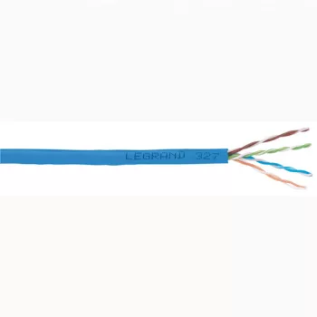   Legrand 032756 fali kábel réz Cat6 árnyékolt (F/UTP) 4 érpár (AWG23) LSZH (LSOH) kék Dca-s2,d2,a1 500m-kábeldob LCS3 ( Legrand 032756 )