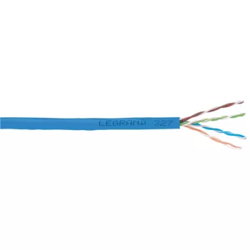   Legrand 032758 fali kábel réz Cat6 árnyékolt (F/UTP) 4 érpár (AWG23) PVC kék Eca 500m-kábeldob LCS3 ( Legrand 032758 )