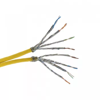   Legrand 032779 fali kábel réz Cat7 árnyékolt (S/FTP) 2x4 érpár (AWG23) LSZH (LSOH) sárga Dca-s2,d1,a1, 500m-kábeldob LCS3
 500m-kábeldob LCS3 ( Legrand 032779 )