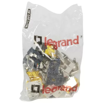   Legrand 033154 RJ45 Keystone port Cat6A árnyékolt (STP) LCS2 gyorscsatlakozós 180° 500 Mhz 10Gigabit ( Legrand 033154 )