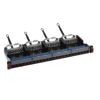   Legrand 033760 patch panel 19''-1U 24xRJ45 Cat6 árnyékolatlan (UTP) 6xRJ45 kazettás/LCS3 gyorscsatlakozós portok egyenes 250MHz 1Gigabit ( Legrand 033760 )