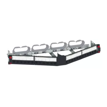  Legrand 033792 patch vázszerkezet döntött modulokkal szerelve 24xLCS3 port fogadására ( Legrand 033792 )