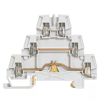   Legrand 037152 Viking3 fázis 2,5mm2 aktor sorkapocs szürke fémtalp, PNE 3 emeletes csavarral ( Legrand 037152 )