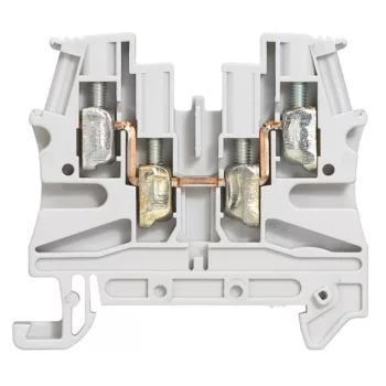   Legrand 037169 Viking3 fázis 4mm2 2-2 be-/kimenet sorkapocs szürke 1 emeletes csavarral ( Legrand 037169 )