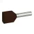 Legrand 037689 Starfix 2x1,5mm2 érvéghüvely fekete ( Legrand 037689 )