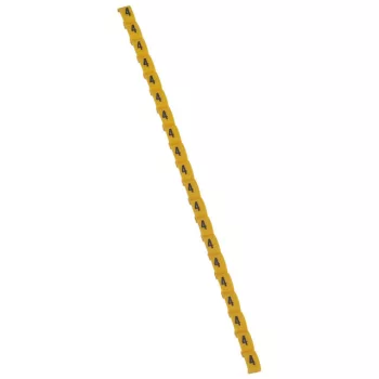 Legrand 038404 Duplix 4 jelölő sárga ( Legrand 038404 )