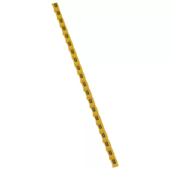 Legrand 038430 Duplix U jelölő sárga ( Legrand 038430 )