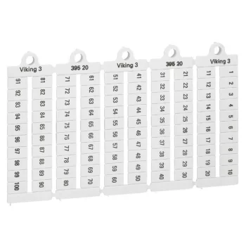   Legrand 039520 Viking3 jelölő 1-100 vízszintes 6mm széles ( Legrand 039520 )