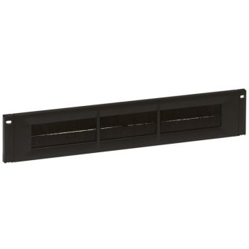   Legrand 046529 vizszintes rendezők 2U-19" átmenő kivágással gyorspánttal rögzítés átmenő kivágásokkal (kétirányú) műanyag LCS3 ( Legrand 046529 )