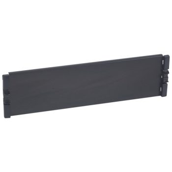   Legrand 046540 előlap acél tömör 3U-19" gyorspántos rögzítés fekete LCS2 ( Legrand 046540 )