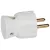 Legrand 050316 2P+F földelt, oldalsó bekötésű műanyag csatlakozódugó, fehér ( Legrand 050316 )