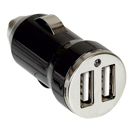 Legrand 050682 Szivargyújtó töltő 2 USB csatlakozóval fekete, 2,1A - 5V fekete ( Legrand 050682 )