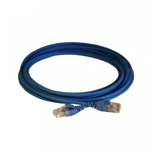 Legrand 051549 patch kábel RJ45-RJ45 Cat6 árnyékolatlan (U/UTP) LSZH (LSOH) 5 méter kék d: 5,2mm AWG24 LCS3 ( Legrand 051549 )