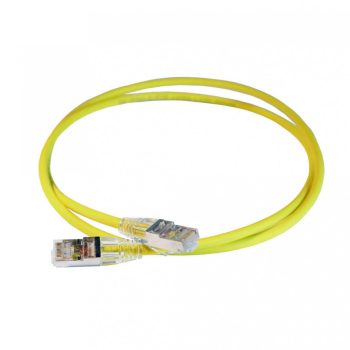   Legrand 051551 patch kábel RJ45-RJ45 Cat6A árnyékolt (S/FTP) LSZH (LSOH) 1 méter sárga d: 5,2mm AWG28 LCS3 ( Legrand 051551 )