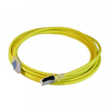   Legrand 051552 patch kábel RJ45-RJ45 Cat6A árnyékolt (S/FTP) LSZH (LSOH) 2 méter sárga d: 5,2mm AWG28 LCS3 ( Legrand 051552 )