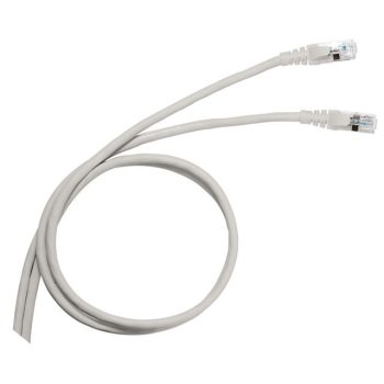   Legrand 051636 patch kábel RJ45-RJ45 Cat5e árnyékolatlan (U/UTP) PVC 1 méter szürke d: 5.4mm AWG24 LCS3 ( Legrand 051636 )