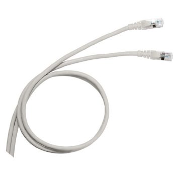   Legrand 051637 patch kábel RJ45-RJ45 Cat5e árnyékolatlan (U/UTP) PVC 2 méter szürke d: 5.4mm AWG24 LCS3 ( Legrand 051637 )