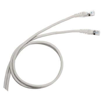   Legrand 051638 patch kábel RJ45-RJ45 Cat5e árnyékolatlan (U/UTP) PVC 3 méter szürke d: 5.4mm AWG24 LCS3 ( Legrand 051638 )