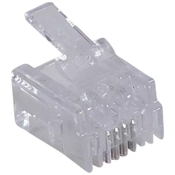   Legrand 051701 RJ11 csatlakozódugó 4 érintkezős Szél: 9,65 mm LCS3 ( Legrand 051701 )
