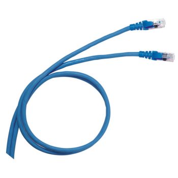   Legrand 051764 patch kábel RJ45-RJ45 Cat6 árnyékolt (F/UTP) PVC 3 méter kék d: 6mm AWG26 LCS3 ( Legrand 051764 )