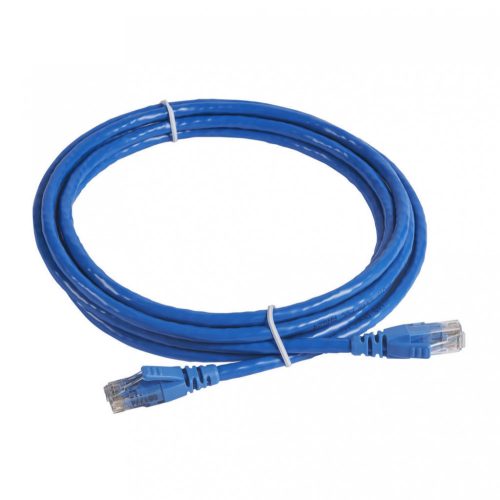 Legrand 051774 patch kábel RJ45-RJ45 Cat6 árnyékolatlan (U/UTP) PVC 3 méter kék d: 6mm AWG24 LCS3 ( Legrand 051774 )