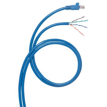   Legrand 051797 konszolidációs patch kábel RJ45-AWG Cat6 árnyékolt (F/UTP) AWG24 LSZH (LSOH) kék d: 6 mm 15 méter LCS3 ( Legrand 051797 )