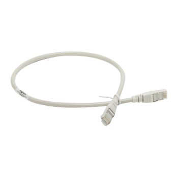   Legrand 051814 patch kábel RJ45-RJ45 Cat5e árnyékolt (F/UTP) PVC 0,5 méter szürke d: 6mm AWG26 LCS3 ( Legrand 051814 )