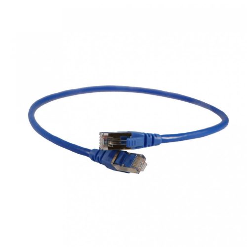 Legrand 051815 patch kábel RJ45-RJ45 Cat6 árnyékolt (F/UTP) PVC 0,5 méter kék d: 6mm AWG26 LCS3 ( Legrand 051815 )