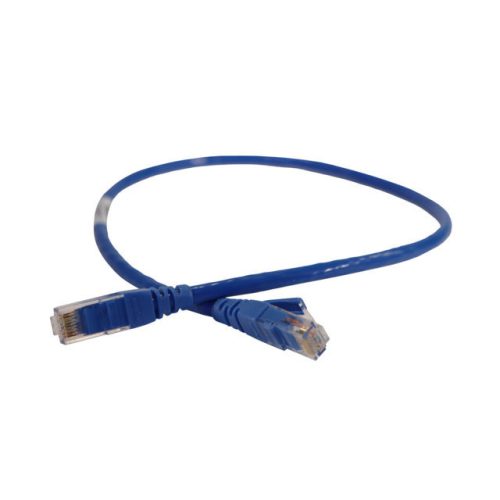 Legrand 051818 patch kábel RJ45-RJ45 Cat6 árnyékolatlan (U/UTP) PVC 0,5 méter kék d: 6mm AWG24 LCS3 ( Legrand 051818 )