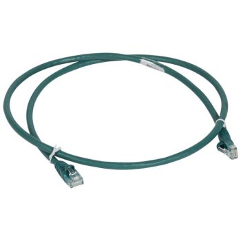   Legrand 051859 patch kábel RJ45-RJ45 Cat6 árnyékolatlan (U/UTP) LSZH (LSOH) 2 méter zöld d: 6mm AWG24 LCS3 ( Legrand 051859 )