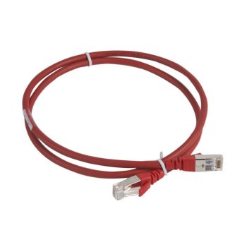   Legrand 051870 patch kábel RJ45-RJ45 Cat6A árnyékolt (S/FTP) LSZH (LSOH) 1 méter piros d: 6,2mm AWG27 LCS3 ( Legrand 051870 )