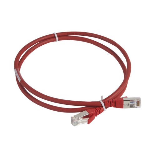 Legrand 051870 patch kábel RJ45-RJ45 Cat6A árnyékolt (S/FTP) LSZH (LSOH) 1 méter piros d: 6,2mm AWG27 LCS3 ( Legrand 051870 )