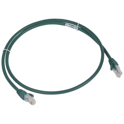 Legrand 051874 patch kábel RJ45-RJ45 Cat6A árnyékolatlan (U/UTP) LSZH (LSOH) 1 méter zöld d: 6,2mm AWG26 LCS3 ( Legrand 051874 )