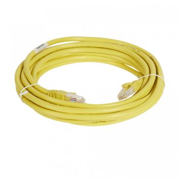   Legrand 051885 patch kábel RJ45-RJ45 Cat6A árnyékolatlan (U/UTP) PVC 5 méter sárga d: 6,2mm AWG26 LCS3 ( Legrand 051885 )
