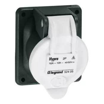   Legrand 052405 Hypra műanyag beépíthető ipari aljzat 2P 16A 20/50V törpefesz. ( Legrand 052405 )