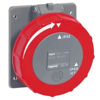   Legrand 053050 Hypra Dafbe-323k06 400V~ IP66/67-55 rögzíthető aljzat ( Legrand 053050 )