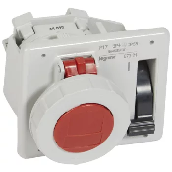   Legrand 057321 P17 Tempra Pro Dafbe163k06T 400V IP67 beépíthető csatlakozóaljzat reteszelő kapcsolóval ( Legrand 057321 )