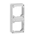 Legrand 057723 P17 Tempra standard előlap 2 férőhelyes, 2x16A ( Legrand 057723 )