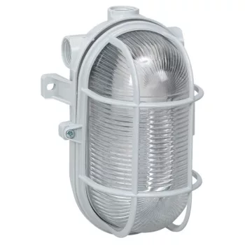   Legrand 060405 Bébilux hajólámpa szürke, 60W, IP44, műanyag védőrács ( Legrand 060405 )