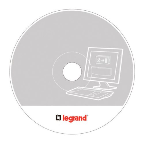 Legrand 062602 felügyeleti szoftver címezhető tartalékvilágítási rendszerhez ( Legrand 062602 )