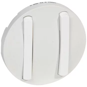   Legrand 065002 Céliane dupla keskeny billentyű, fehér ( Legrand 065002 )