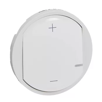   Legrand 065083A Céliane 2 vezetékes nyomógombos fényerőszabályzó burkolat, fehér (Legrand 065083A)