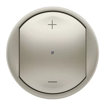   Legrand 065184A Céliane 3 vezetékes nyomógombos fényerőszabályzó burkolat, titánium (Legrand 065184A)