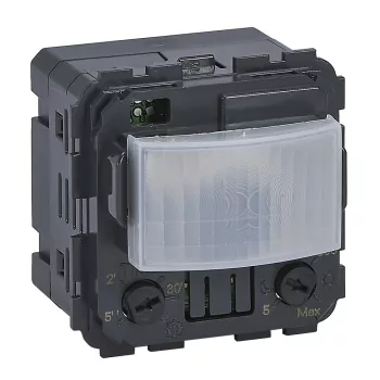   Legrand 067025A Céliane mozgásérzékelős (PIR) kapcsoló mechanizmus, 0-2000 W (LED max. 500 W) , nulla (N) vezető bekötéssel (Legrand 067025A)
