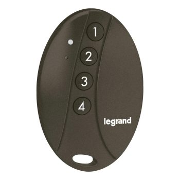   Legrand Netatmo 067695 Univerzális okos szcenárió kapcsoló (távvezérlő) Home + Control alkalmazásban beállított 4 db egyedi szcenárió indítására; elemmel szállítva fekete