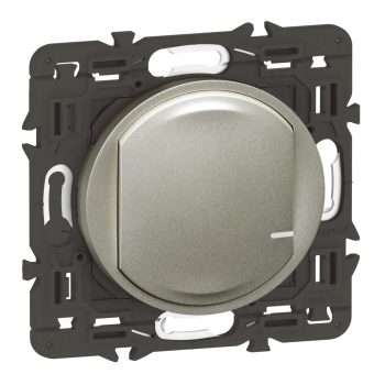   Legrand 067771A Céliane with Netatmo okos kapcsoló/dimmer (végrehajtó), nulla vezető nélkül (retrofit), keret nélkül, titán (Legrand 067771A)