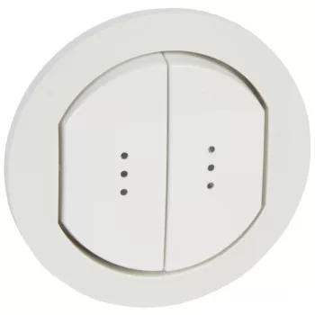   Legrand 067804 Céliane kettős billentyű, fényjelzős, IP44 ( Legrand 067804 )