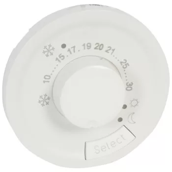   Legrand 068245 Céliane szobatermosztát kiegészitő bemenettel burkolat, fehér ( Legrand 068245 )